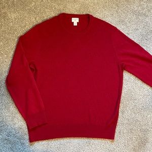 NWOT Men’s Large Dockers Soft Red Sweater - Diamond/ Argyle Print